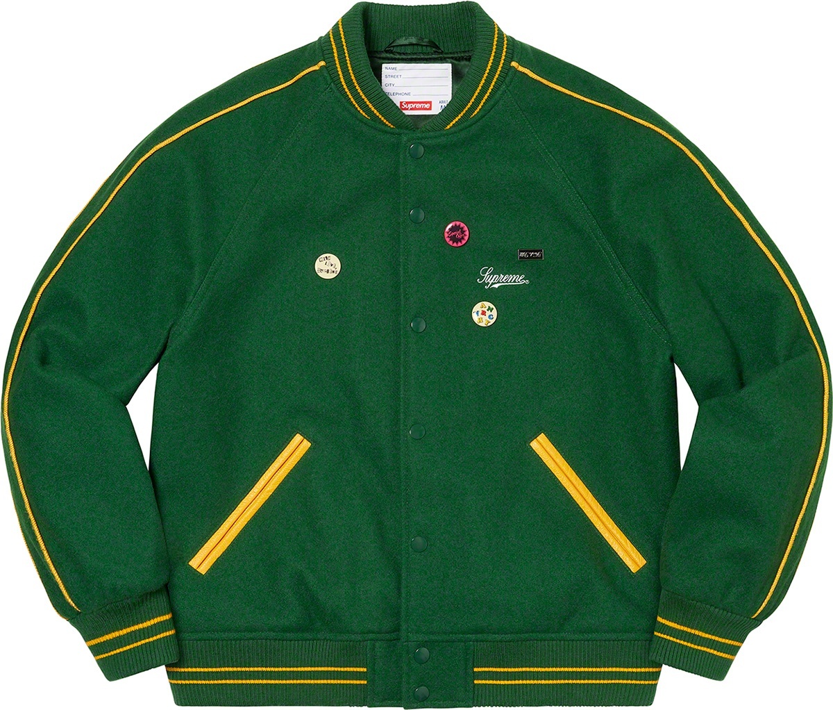 Jamie Reid/Supreme It's All Bollocks Varsity Jacket view 12